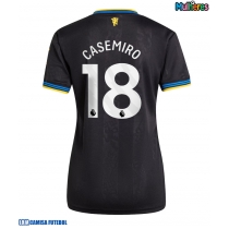 Camisa de Futebol Manchester United Casemiro #18 Equipamento Alternativo Mulheres 2025-26 Manga Curta